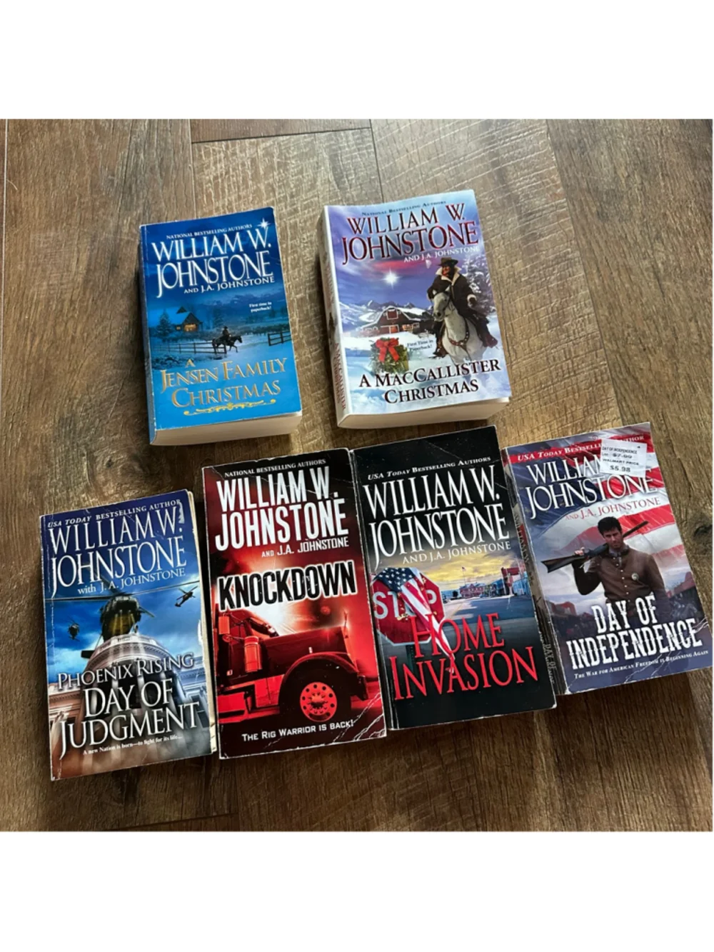 William W. Johnstone Collection of 6 Paperback Books